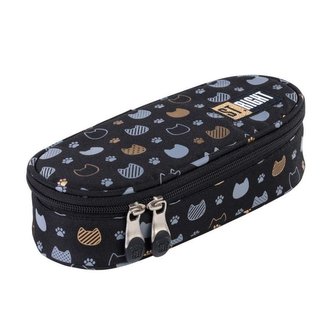 Piórnik saszetka usztywniona Złote Kotki