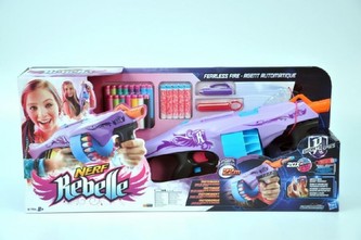 Nerf Rebelle Pistole Fearless Fire plast s doplňky v krabici