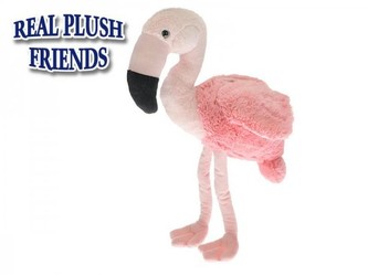 Plameňák plyšový 50cm v sáčku 0m+