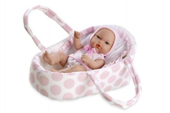 Panenka/miminko Arias pevné tělo 33cm v tašce v sáčku