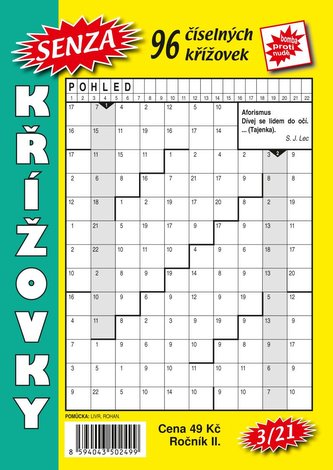 Senza číselné křížovky 3/2021