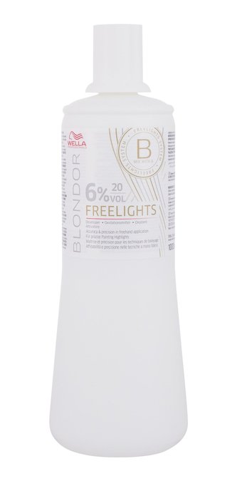 Wella Professionals Blondor Freelights Barva na vlasy 6% Developer 1000 ml pro ženy