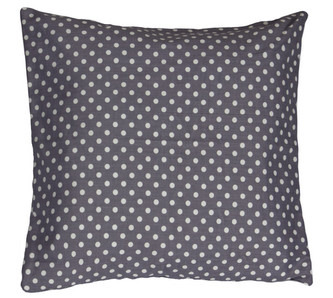 Povláček bavlněný satén - puntík šedý - 40x40cm