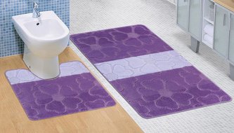 SADA AVANGARD 60x100 + 60x50 cm - fialové květy