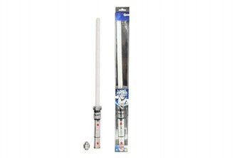 Meč svítící plast 72cm na baterie se zvukem v krabici