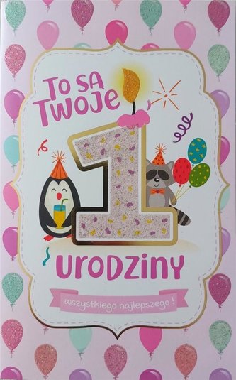 Karnet Roczek dziewczynka 2K - 025