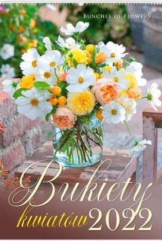 Kalendarz 2022 Reklamowy Bukiety kwiatów RW12