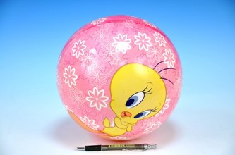 Míč Tweety růžový 23cm v síťce od 10 měsíců