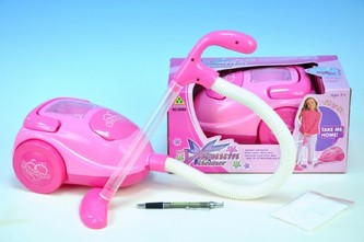 Vysavač 23cm na baterie se světlem v krabičce