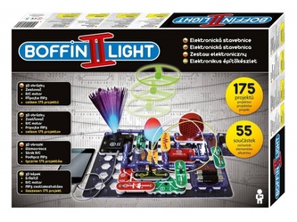 Stavebnice Boffin II. 175 Light elektronická 175 projektů na baterie 55ks v krabici