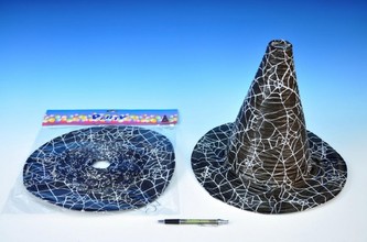 Lampion/Klobouk půměr 35cm karneval v sáčku baleno 12ks v sáčku