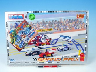 Stavebnice Cheva 15 Grand Prix plastová 456ks v krabici 45x30x5cm
