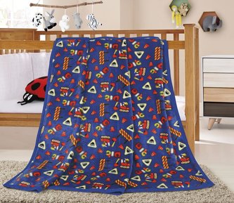 ELLA - staveniště - tmavě modrá - 100x155 cm