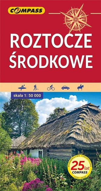 Roztocze Środkowe Mapa turystyczna 1: 50 000
