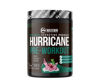 Maxxwin - Hurricane pre-workout 540g višeň