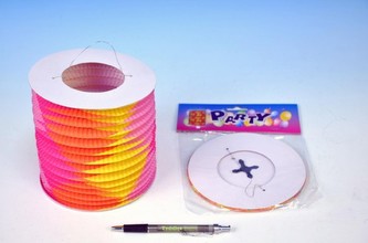 Lampion pull-up 15cm v sáčku karneval