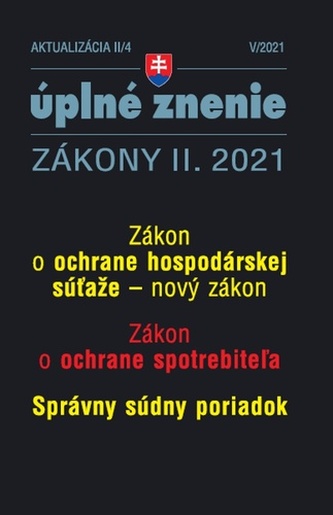 Aktualizácia II/4 2021 Ochrana hospodárskej súťaže