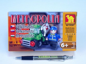 Stavebnice Dromader Auto 25201 49ks v krabici 16,5x9,5x4,5cm