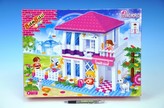 Stavebnice BanBao Loving World letní vilka 425ks + 3 figurky ToBees v krabici