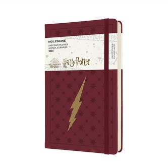 Moleskine Diář 2022 Harry Potter červený L, denní