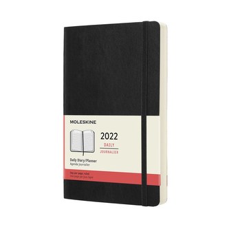 Moleskine Diář 2022 denní měkký černý L