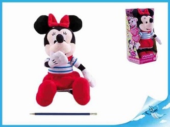 Minnie Kiss Kiss plyšová 30cm na baterie se zvukem 18m+ v krabičce