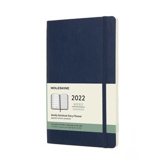Moleskine Plánovací zápisník 2022 měkký modrý M