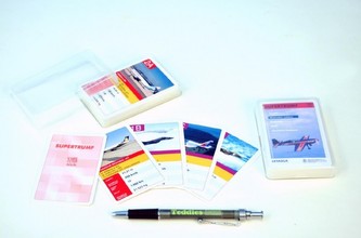 Kvarteto Letadla společenská hra - karty v plastové krabičce