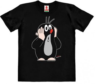 Dětské tričko Krteček: Oh Oh! (výška 116 cm) černá bavlna