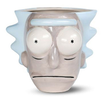 Keramický 3D hrnek Rick And Morty: Rickyho hlava (objem 700 ml)