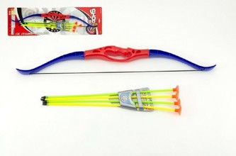 Luk+4 šípy plast 57cm na kartě