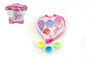 Sada šminky + vlasové doplňky na kartě