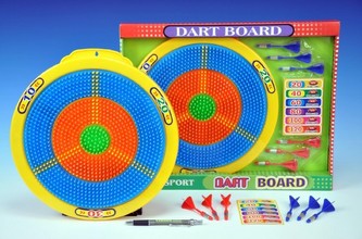 Terč se šipkami plast průměr 30cm v krabici