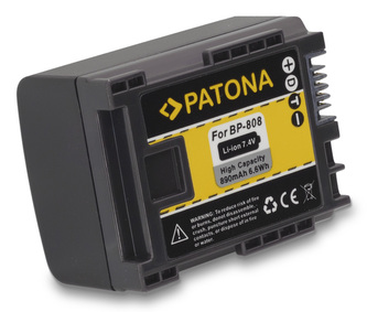 PATONA baterie pro digitální kameru Canon BP-808 890mAh