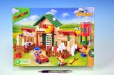 Stavebnice BanBao Farma se silem 328ks + 3 figurky v krabici