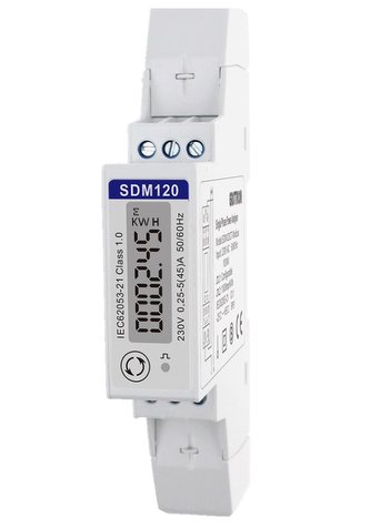 TINYCONTROL elektroměr SDM120M Modbus pro LAN ovladač v3