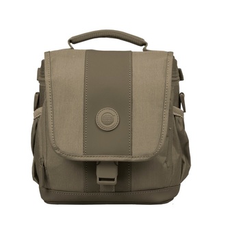 CONTINENT pouzdro na fotoaparát nebo kameru FF-02/ střední velikost/ pískové