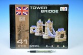 Pěnové puzzle 3D Tower Bridge 41 dílků 41x16x10,5cm v krabici
