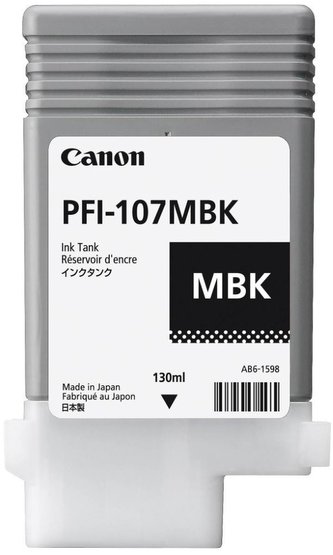 PFI-107C Inkjet cart.pro iPF780, 770 tiskárny, CANON matná černá, 130ml