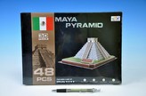 Pěnové puzzle 3D Pyramida 48 dílků v krabici