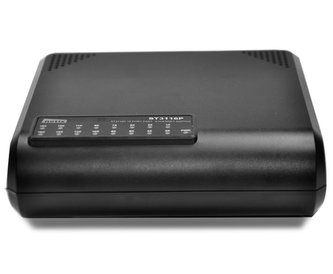 Netis ST-3116P  Switch 16x 10/100, plastový, GREEN, montáž na stěnu