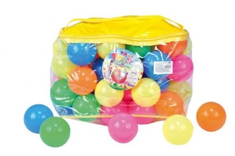 Míček do hracích koutů 6cm 50ks v tašce