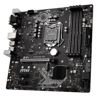 MSI B365M PRO-VDH / LGA1151 / B365 / 4x DDR4 DIMM / VGA / DVI-D / HDMI / USB Type-C / mATX