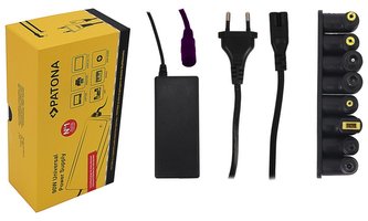PATONA napájecí adaptér k ntb/ 15-22V/4,74A 90W/ UNI/ 8 konektorů PATONA napájecí adaptér k ntb/ 15-22V/4,74A 90W/ UNI/ 8 konektorů