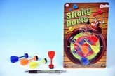 Terč + lepící šipky 4ks plast na kartě
