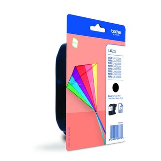 LC223B Inkjet cart. MFC-J4420DW, MFC-J4620DW tiskárny, BROTHER černá, 550 stran