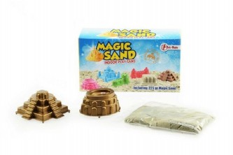 Magický písek 225g + 2 formičky asst 3 barvy v krabičce