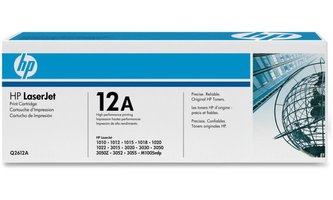 Toner pro "LaserJet 1010, 1015, 1018" tiskárny, HP "Q2612A" Černá, 2 tis.stran