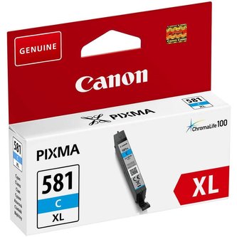 CLI-581CXL Inkoust pro Pixma TS7550, 8150, 9150 tiskárny, CANON, cyan, 8,3ml