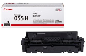 Canon originální toner 055HBk (černý, 7600str.) pro Canon MF742Cdw, MF744Cdw, MF746Cx, LBP663Cdw, LBP664Cx